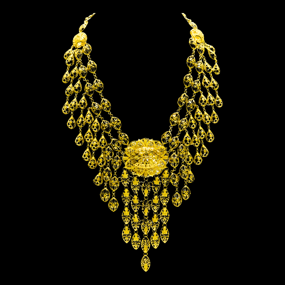 21K Gold Necklace Set
